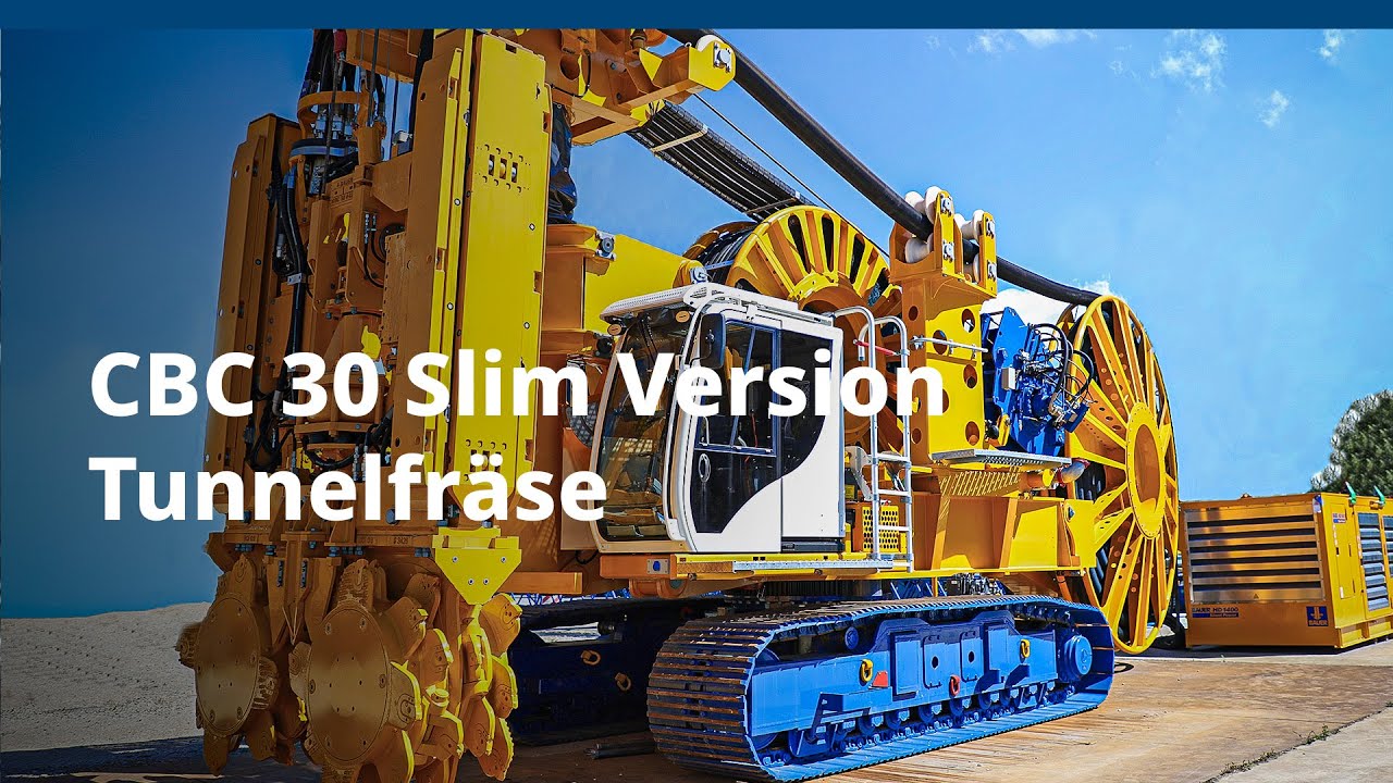 BAUER Maschinen GmbH – CBC 30 Slim Version Tunnelfräse