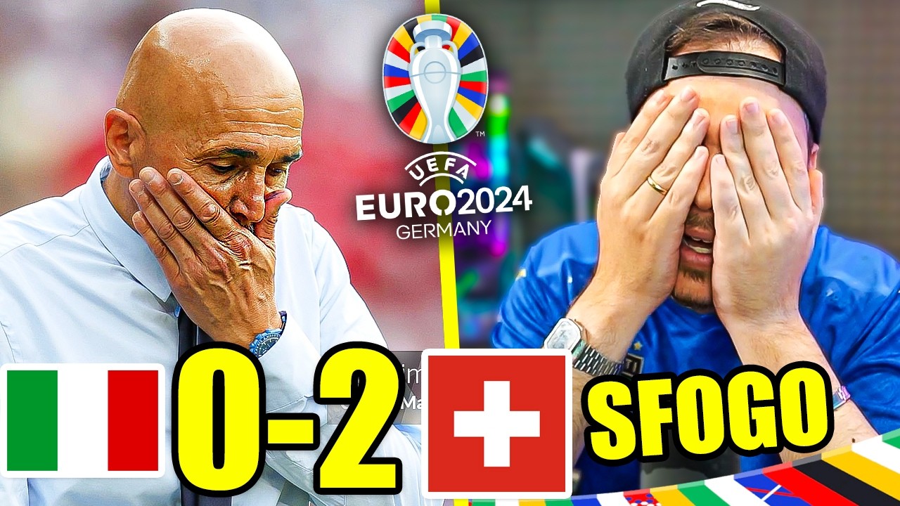 SVIZZERA vs ITALIA 2-0 - VERGOGNA!! RIDICOLI - VIDEO SFOGO + REAZIONE EURO 2024