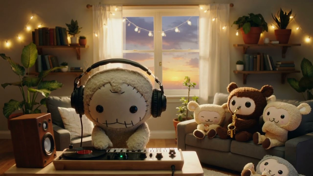Fuggler Relaxing Lofi Room – Cozy Plush Ambience for Sleep & Study