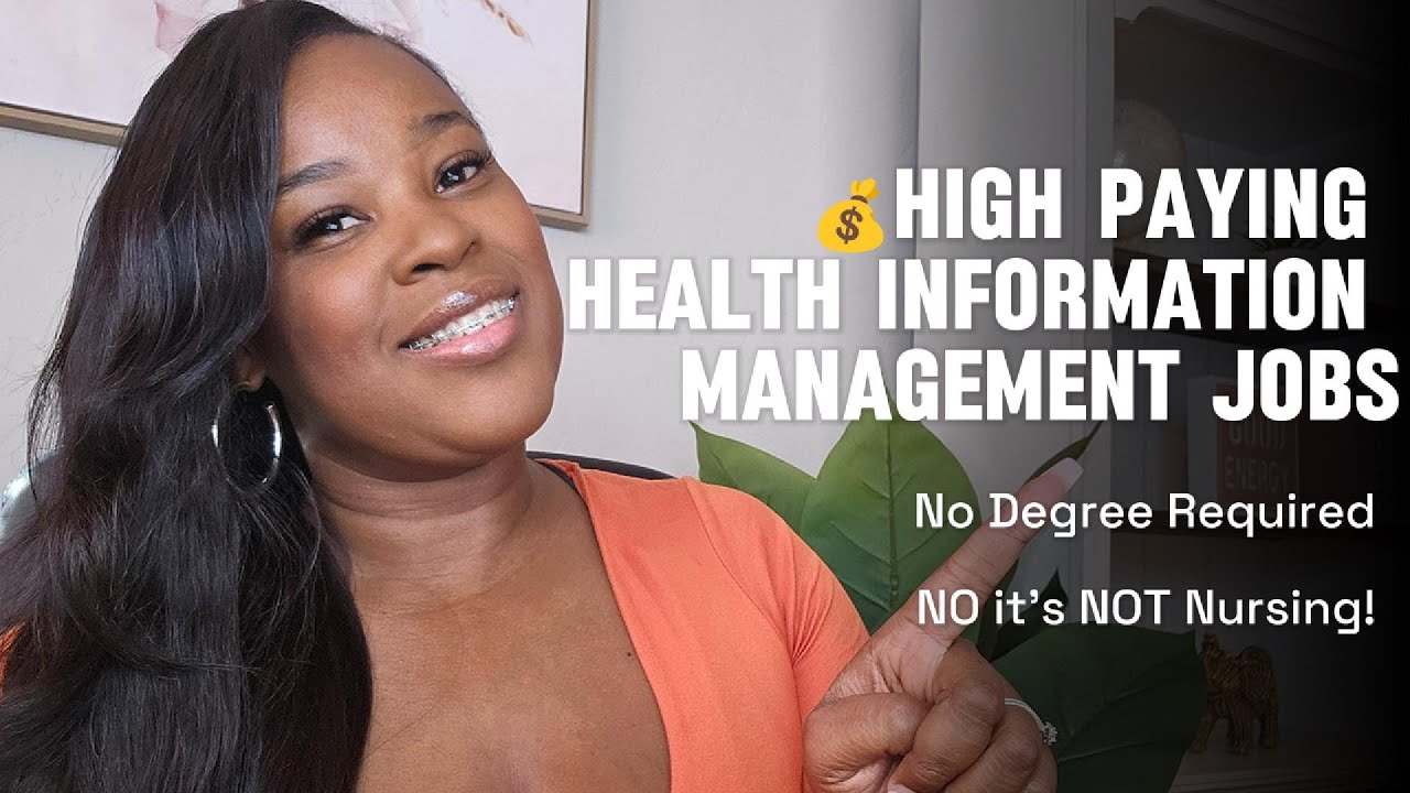 High Paying Jobs in Health Information Management | NO Degree Required | No it's NOT Nursing!