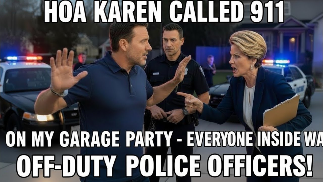 HOA Karen Calls 911 on My Party... She Didn't Know They Were ALL COPS!