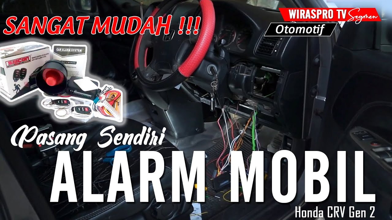Cara Pasang Alarm Mobil Honda CRV 2002 Gen 2