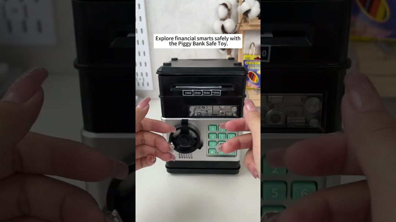 Cool ATM Piggy Bank for Real Money Savings #safe #saving #savingmoney #asmr