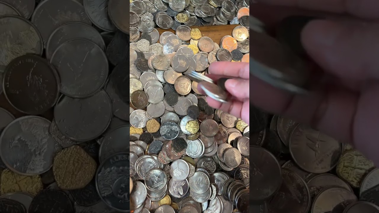 ASMR: Playing with Mint Coins #satisfying #relaxing #shorts #coins #mint #short #playing