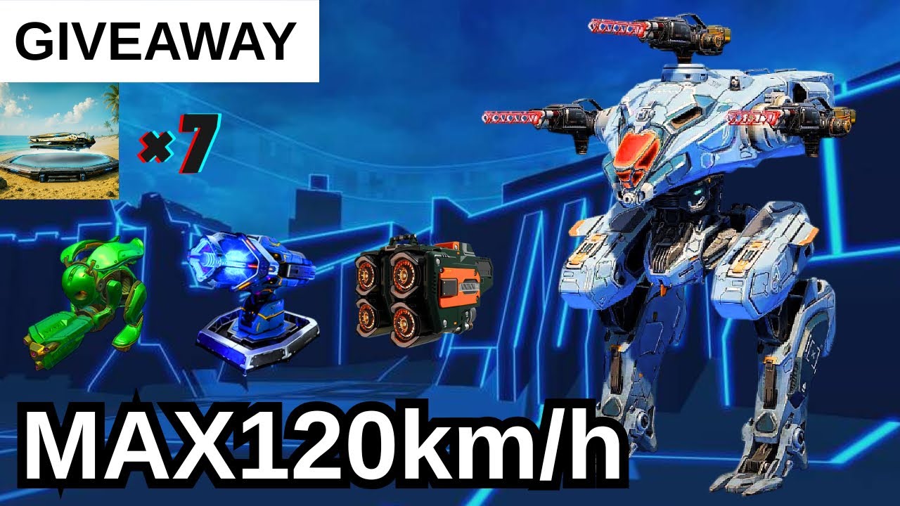 【War Robots】Lumen-M LIO｜&times;7 Barq-A GIVEAWAY｜他力本願になりがちなサポート機体を自己完結型のオールラウンダーに魔改造してみた #WRWinBarqA