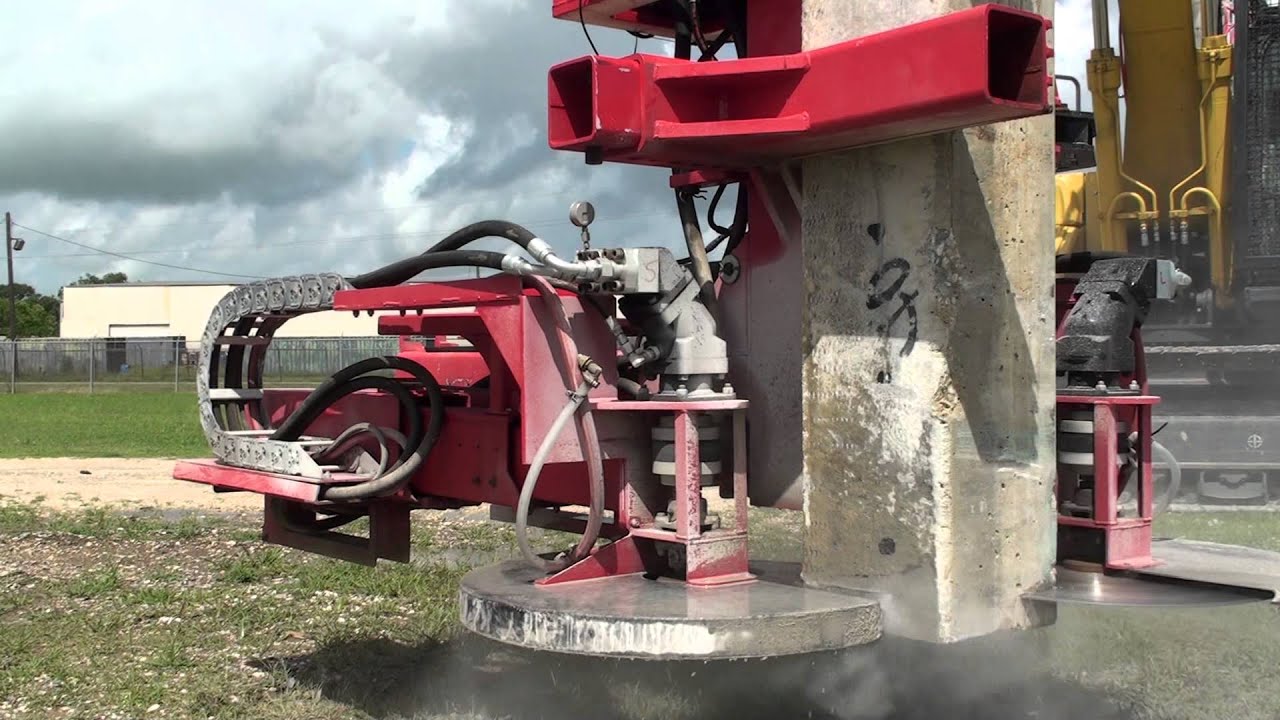 DarkHorse Industries Concrete Pile Cutting