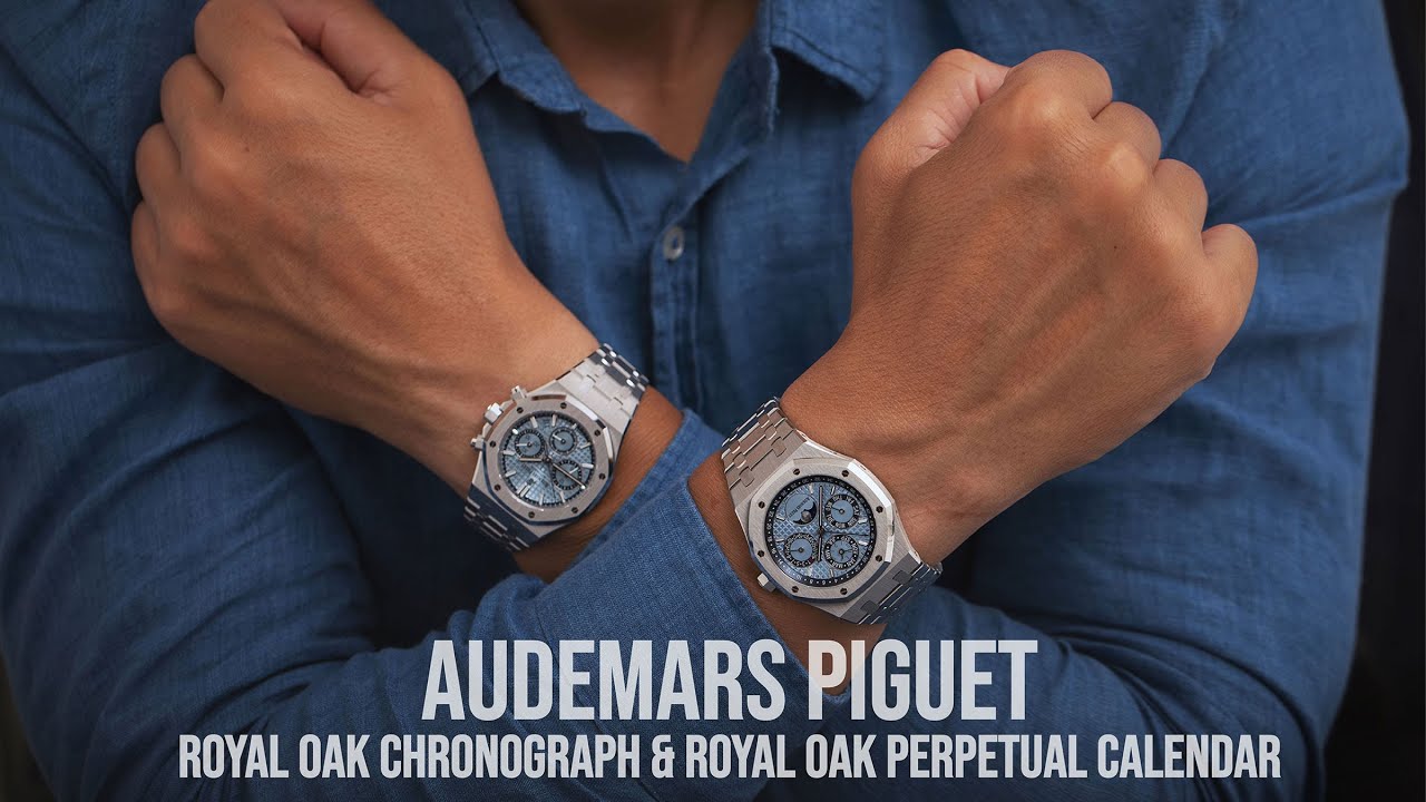 Audemars Piguet Royal Oak Chronograph and Royal Oak Perpetual Calendar ‘Ice Blue’ Limited Editions