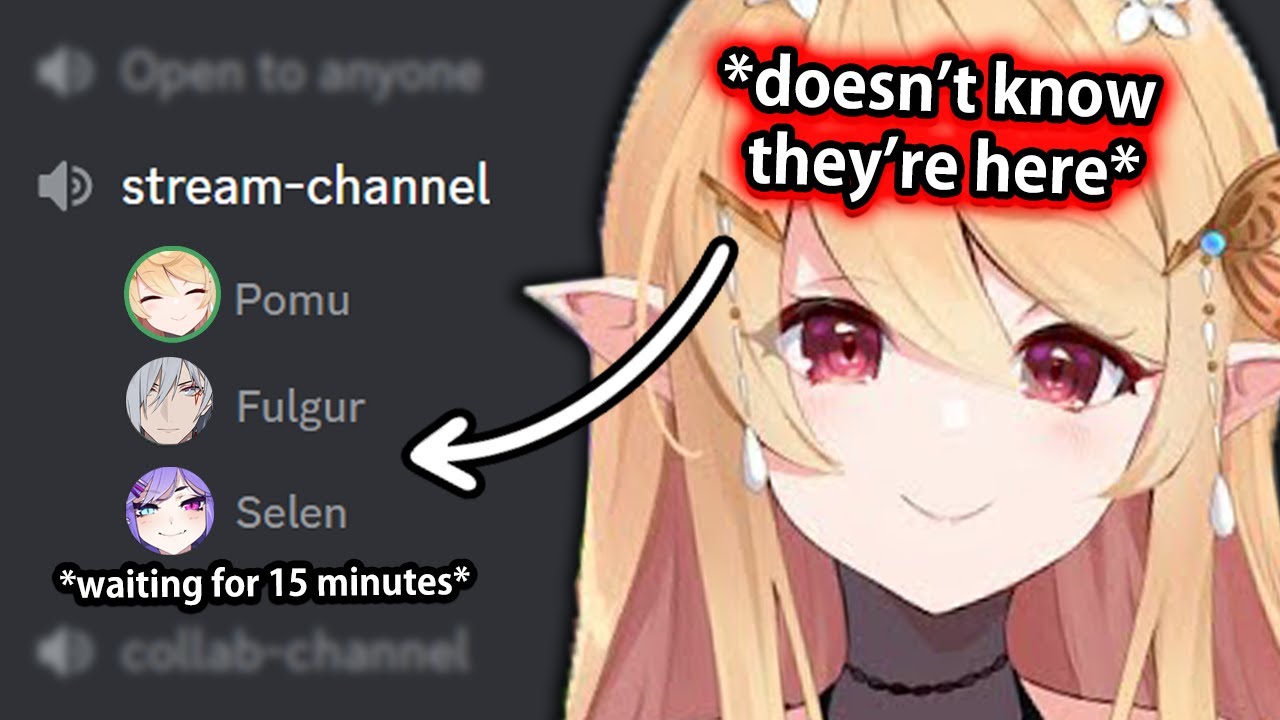 Селен и Фулгур 15 минут сидели в дискорде Пому, чтобы напугать ее...