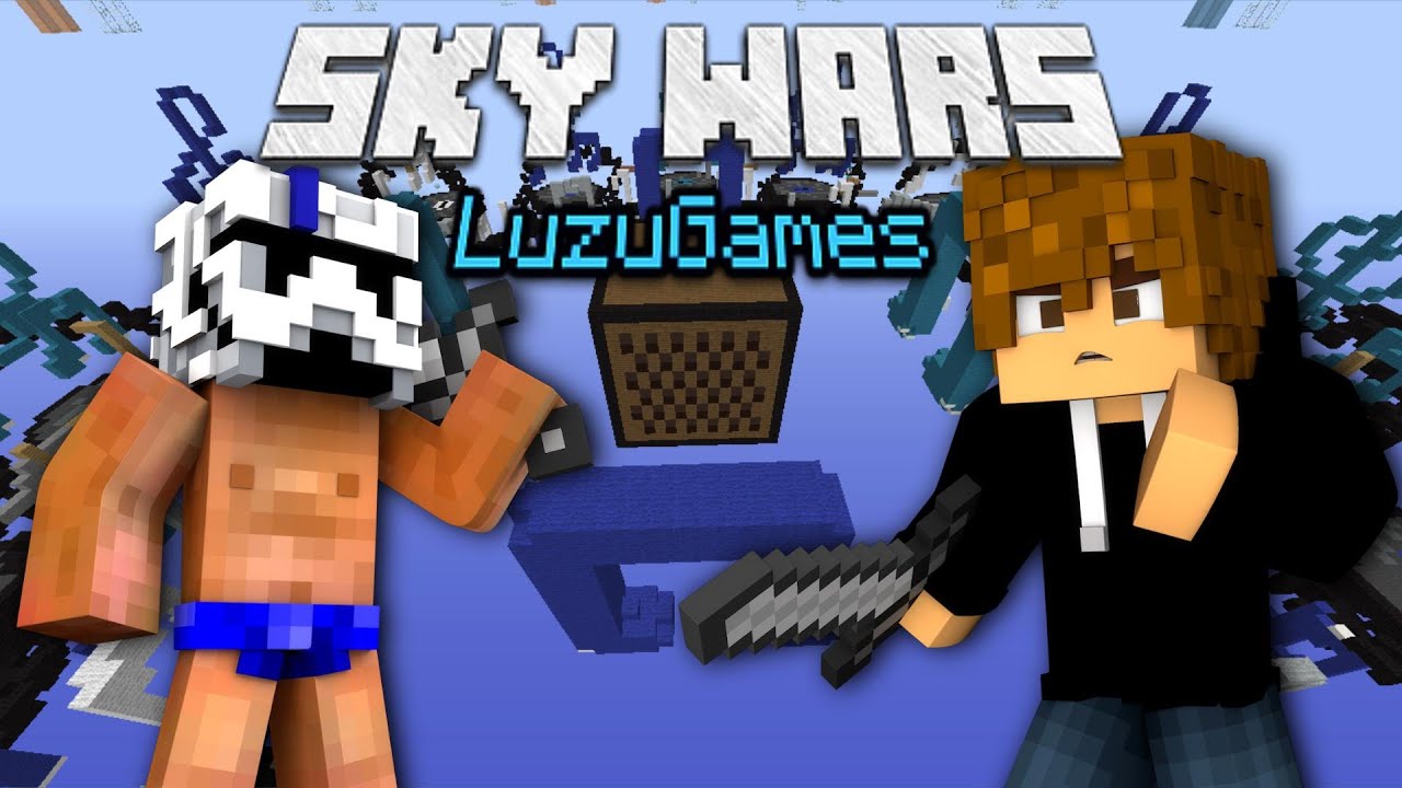 MALDITO AGUJERO!!! - SkyWars con AlexBY - [LuzuGames]