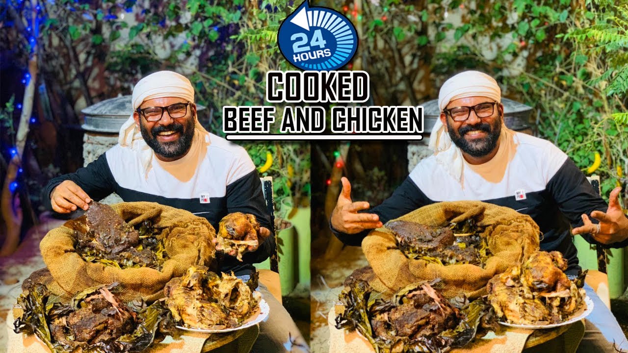 24 HOURS COOKED BEEF AND CHICKEN | OMANI SHUWA | ARABIC TRADITIONAL RECIEPE |OUTDOOR COOKING COOKING