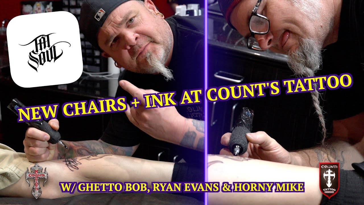New Chairs + Ink at Count's Tattoo w/ Count's Kustoms Crew