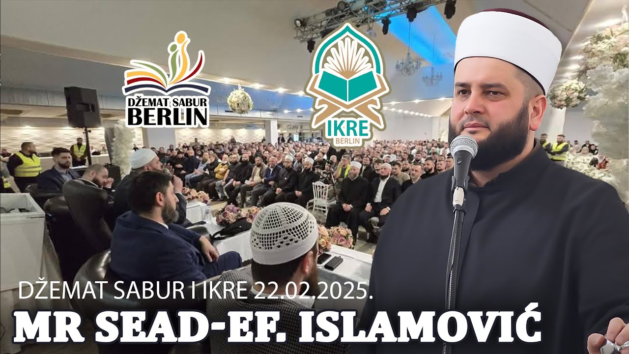Večer Kur'ana i Ilahija u susret Ramazanu - džemat Sabur i Ikre - Berlin 02.22.2025god