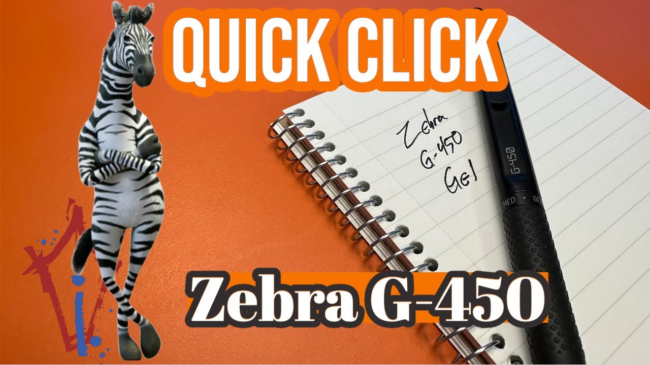 The Zebra G-450: a really nice EDC pen! Quick Clicks are back!