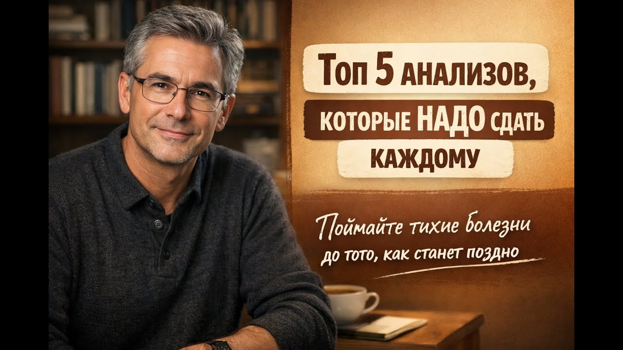 Топ 5 анализов, которые НАДО сдать каждому