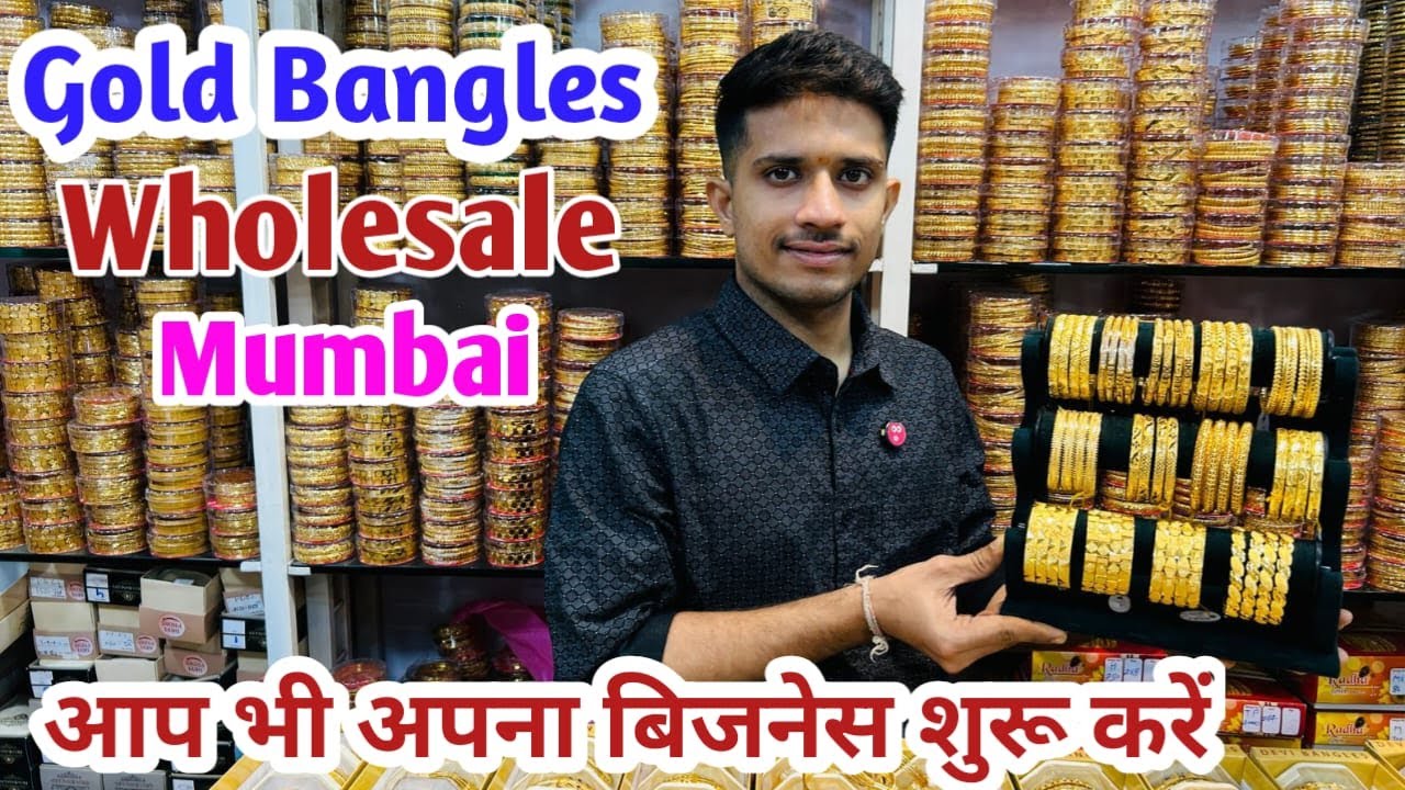 EXPLORE MUMBAI'S TRENDIEST Bangles Wholesale Market Malad | GOLD Plated Bangles Wholesale  in Mumbai