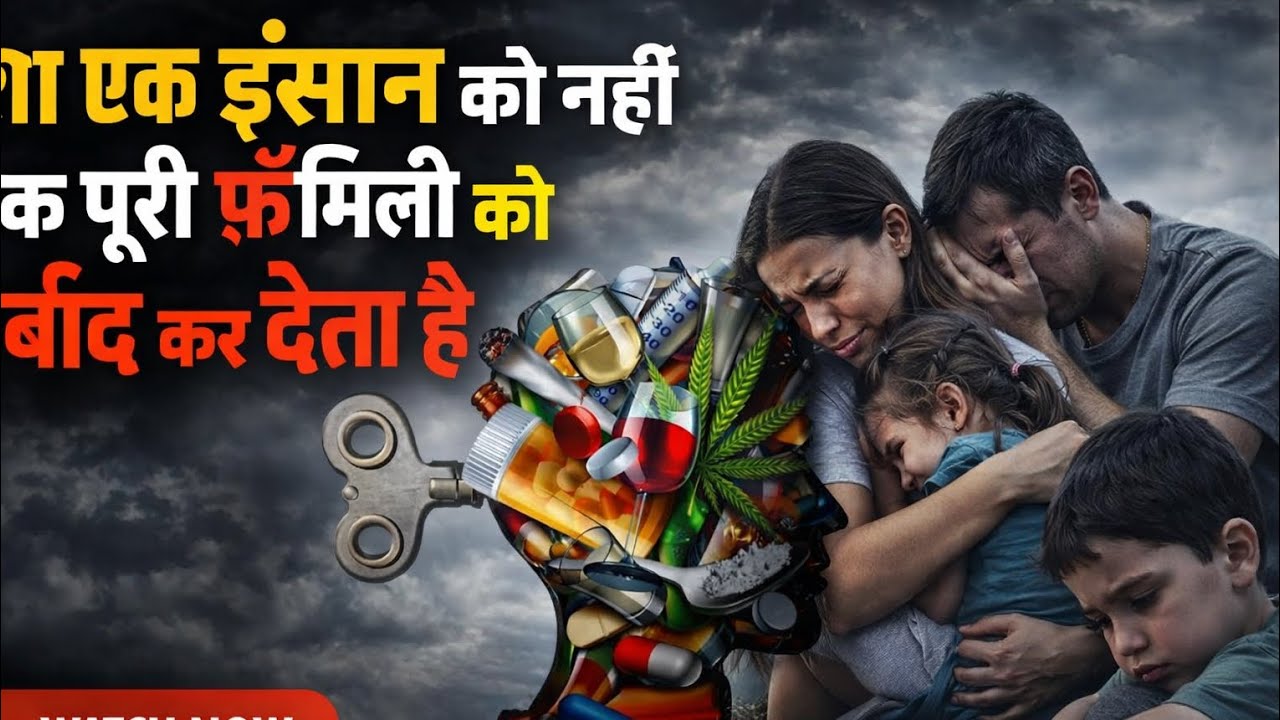 नशा सिर्फ एक की नहीं, पूरे परिवार की ज़िंदगी तबाह करता है