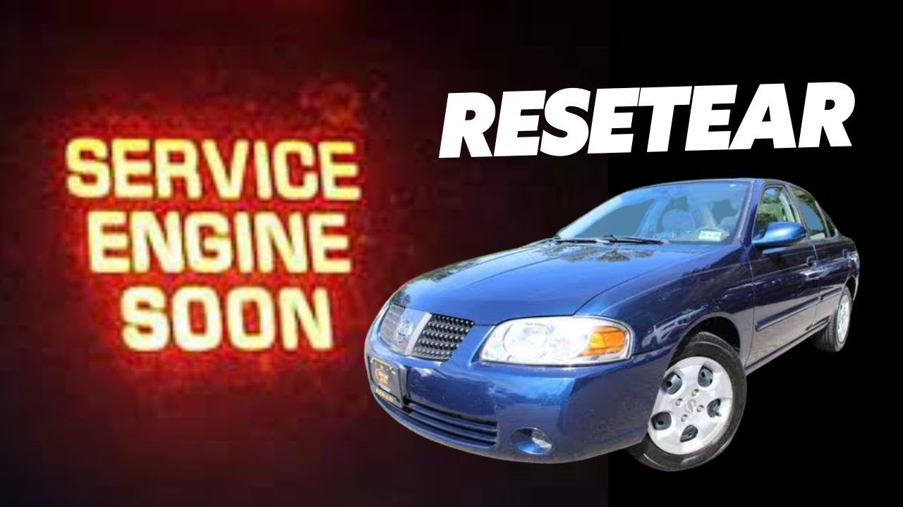 COMO BORRAR LUZ DE SERVICE ENGINE SOON NISSAN SENTRA 2005