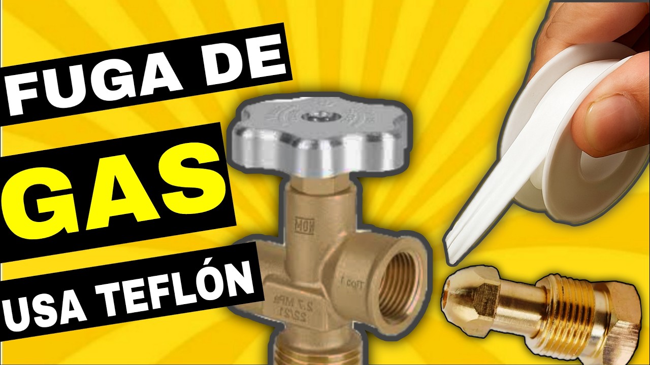 🔥¡FUGA de GAS que NO CEDÍA con NADA! ¡Este TRUCO con TEFLÓN la Sella para Siempre! 💥
