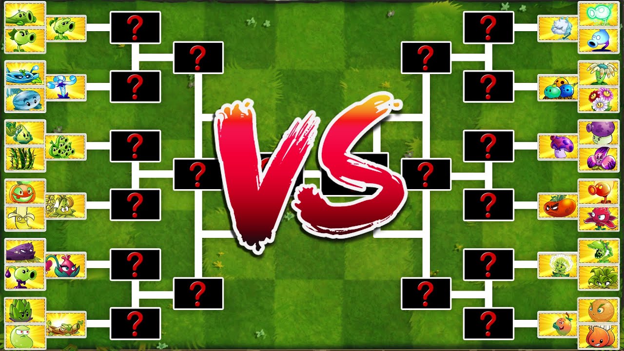 PvZ 2 BIG Tournament - Who Will Win? - Plant vs Plant Challenge