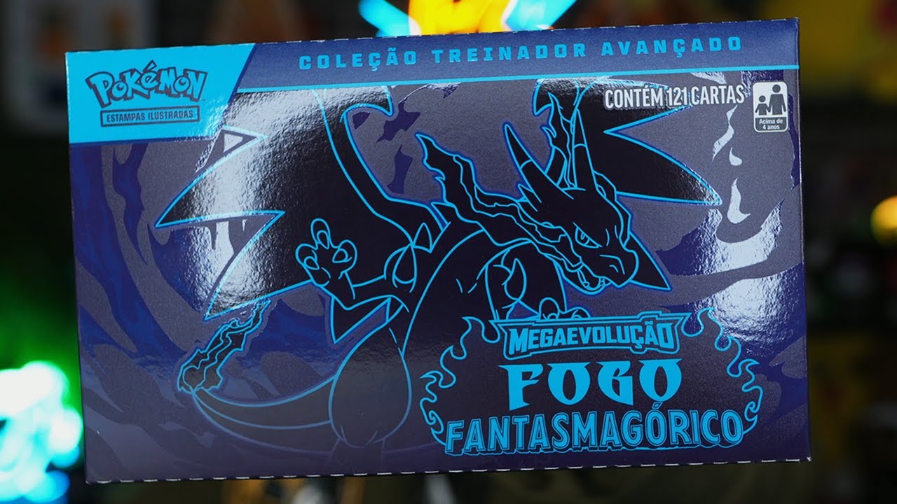 FINALMENTE! Coleção Treinador Avançado de Fogo Fantasmagórico SAIU NO BRASIL! Unboxing Pokémon TCG