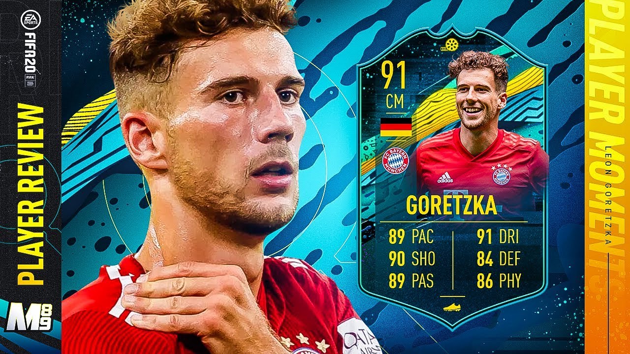 MOMENTS GORETZKA PLAYER REVIEW | 91 MOMENTS GORETZKA REVIEW | FIFA 20 Ultimate Team