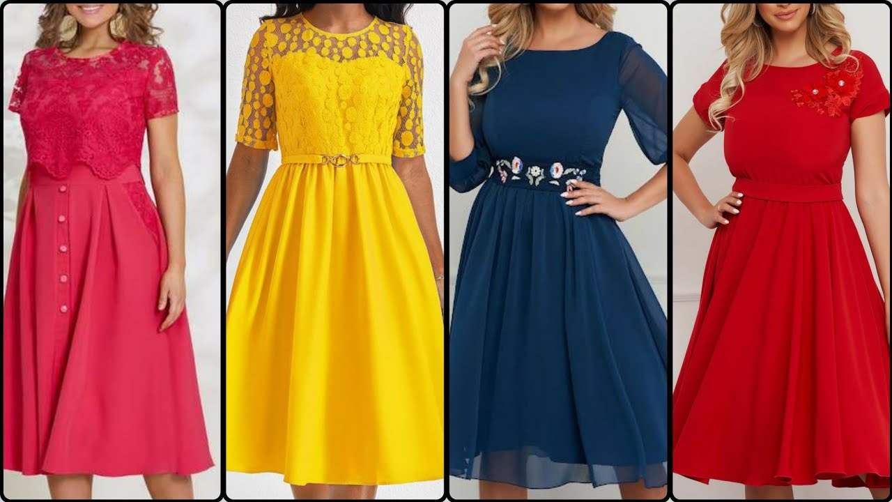 This keyword describes the flattering and comfortable silhouette of the dress.