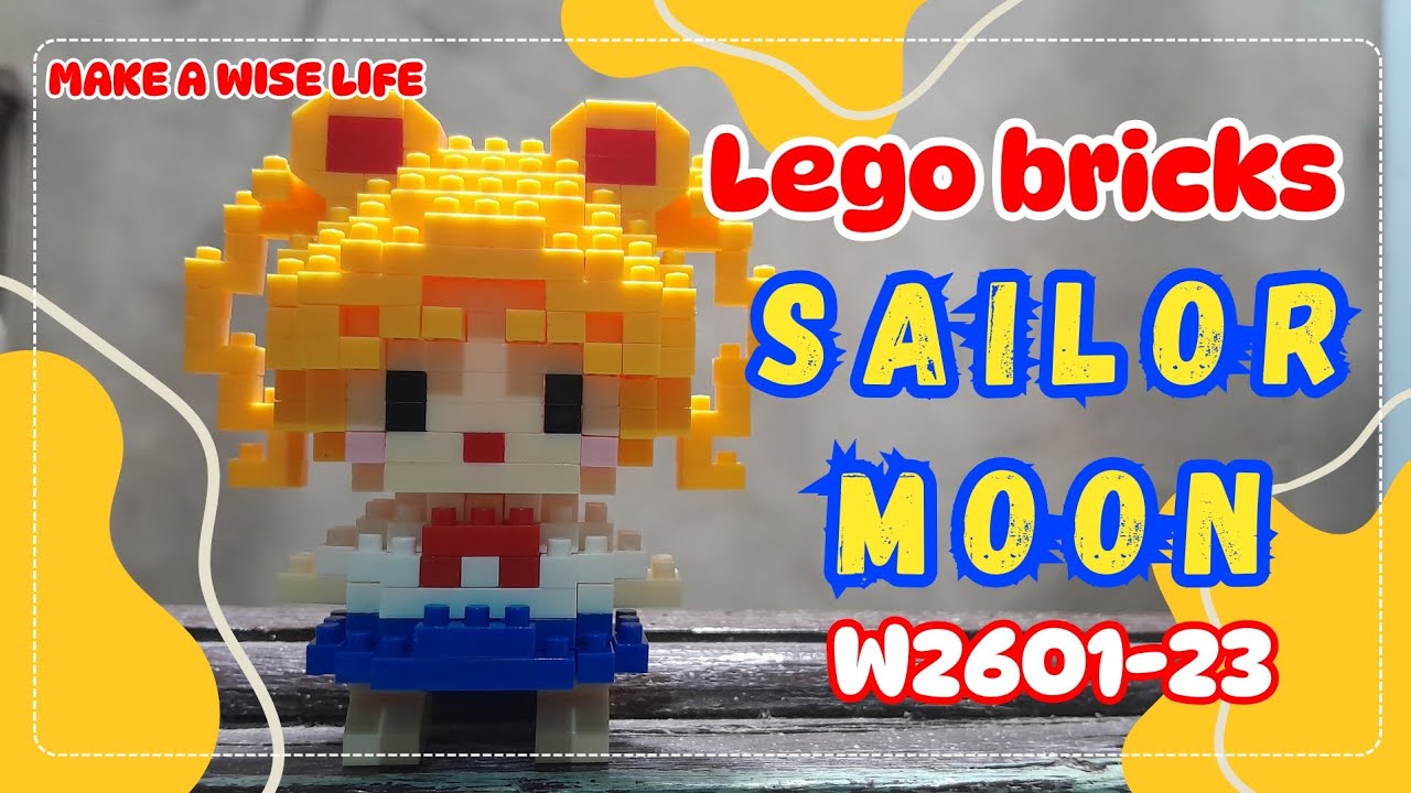 TUTORIAL PASANG LEGO BRICKS SAILOR MOON (SAILOR VENUS) | Make a Wise LIfe W2601-23