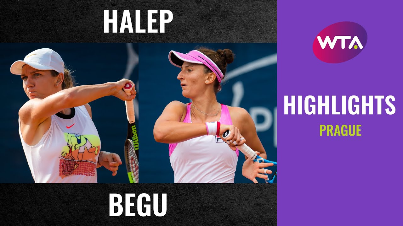 Simona Halep vs. Irina-Camelia Begu | 2020 Prague Semifinal | WTA Highlights