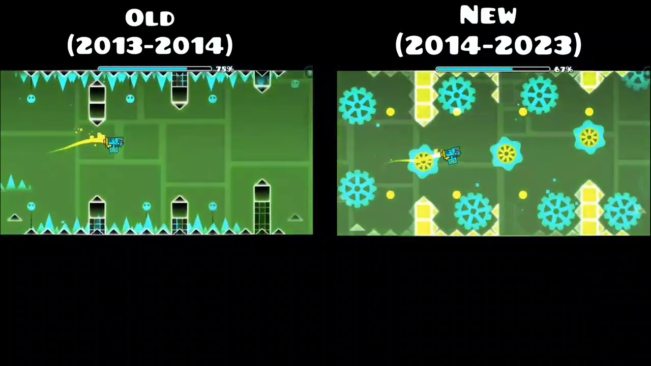 [READ DESCRIPTION] Geometry Dash - The Nightmare 1.2 vs. The Nightmare 1.7 (Comparison) | GD SoLiMoS