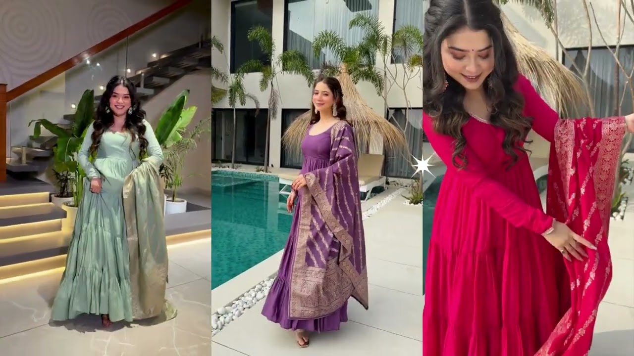 Royal and Ethnic Indian Anarkali Suits by Ethnic Plus