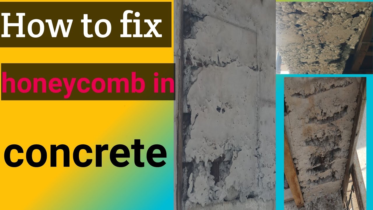 How To Fix Honeycomb In Concrete  || Honeycomb || honeycomb Repair || Column honeycomb Repair