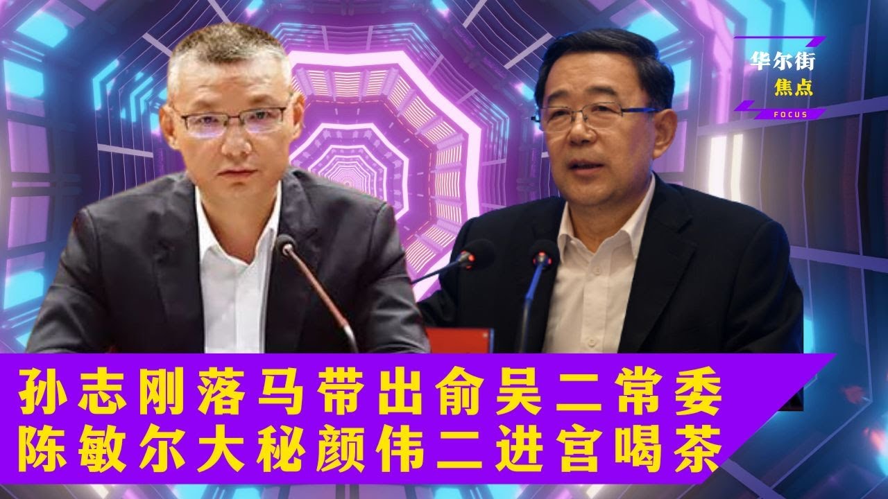 陈敏尔旧搭档孙志刚问题曝光；大秘颜伟二进宫；孙志刚头上悬着两大罪状，常委级伯乐也难救|#华尔街焦点