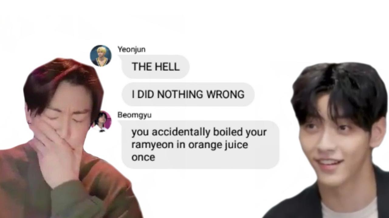 bts and txt texts - the one who stole odi