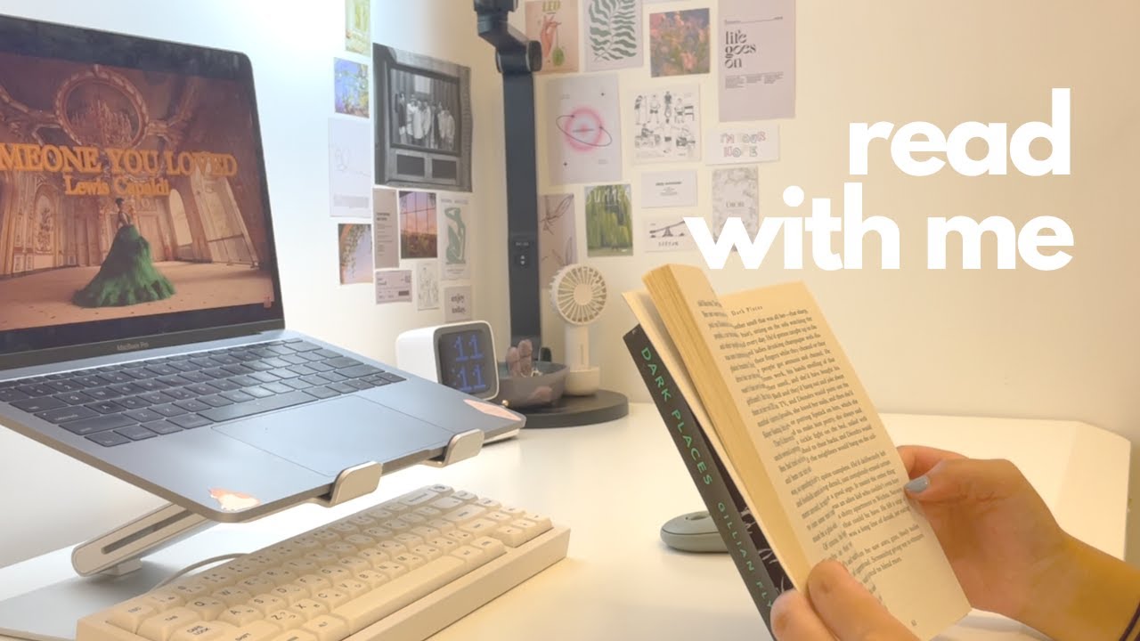 fun nighttime read with me 📖 | with bridgerton soundtrack