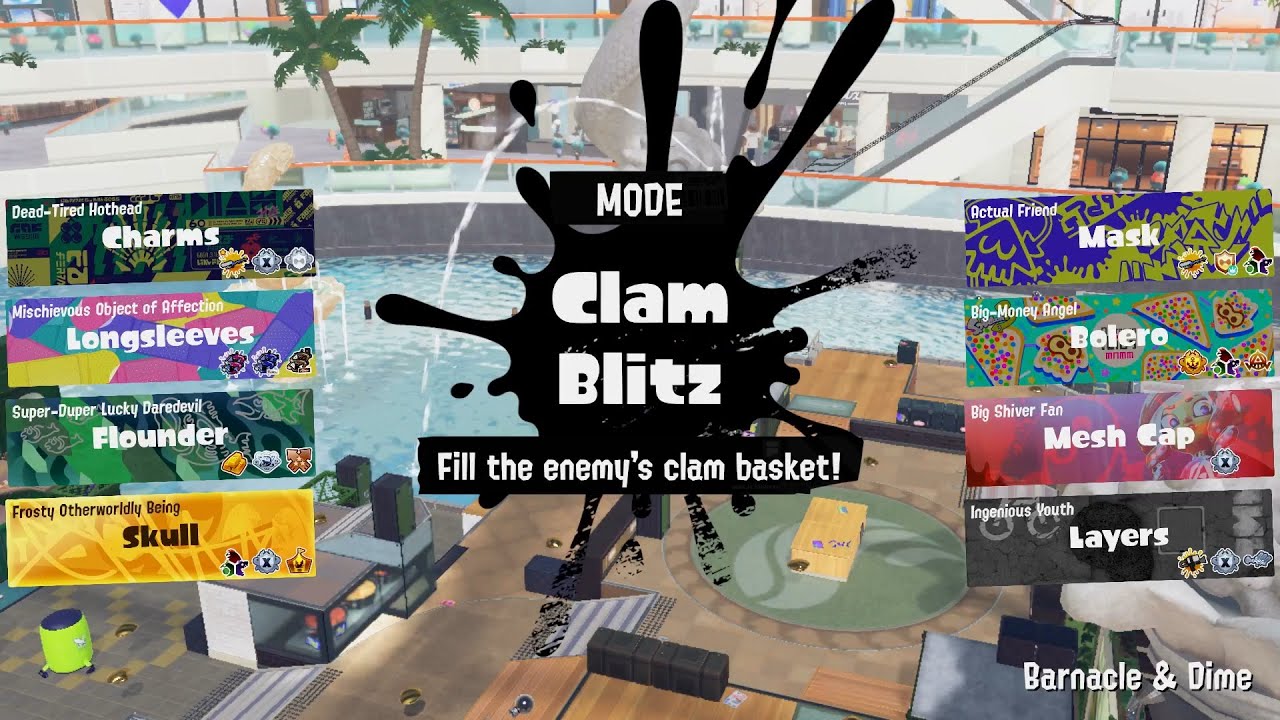 【Splatoon3】X Rank | Clam Blitz #42