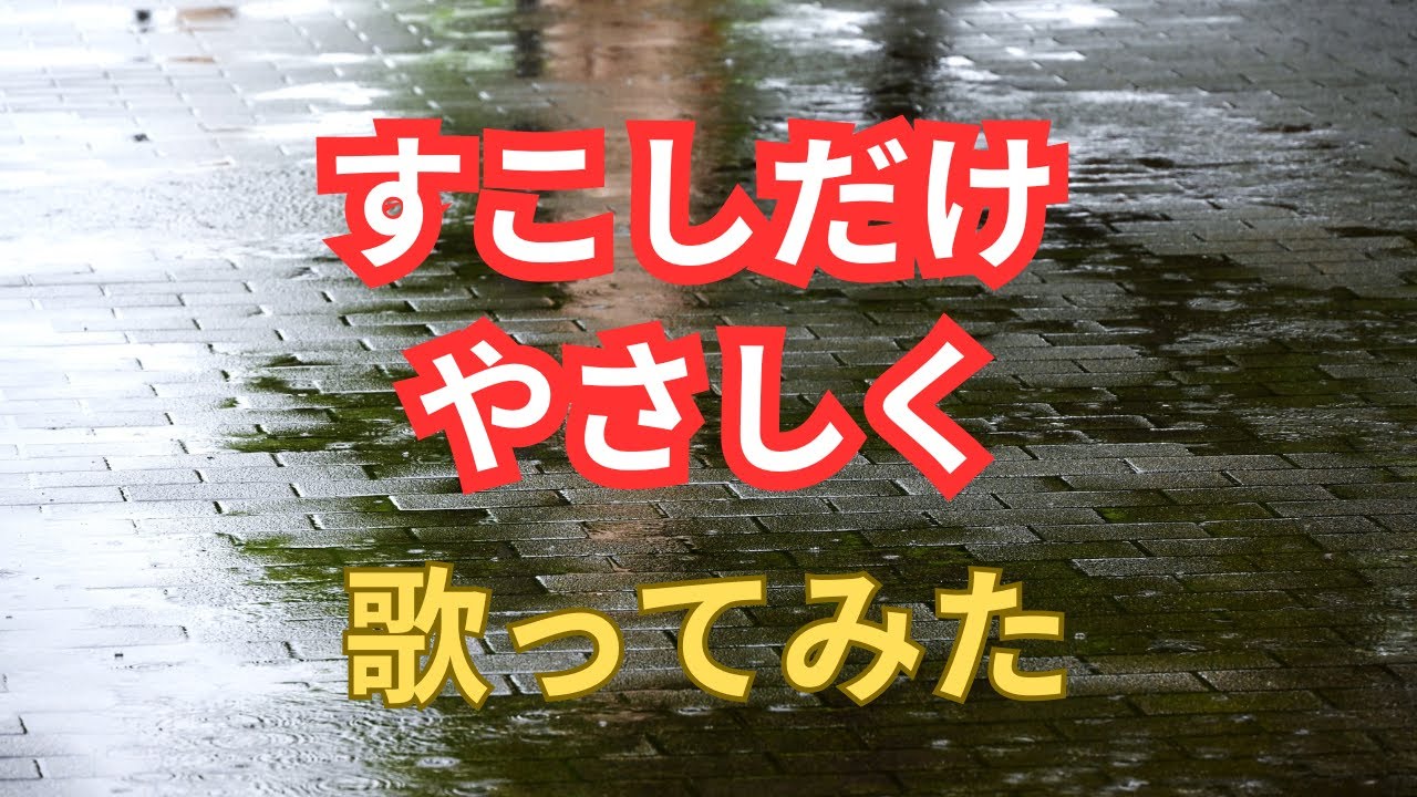すこしだけ やさしく/歌ってみた/薬師丸ひろ子
