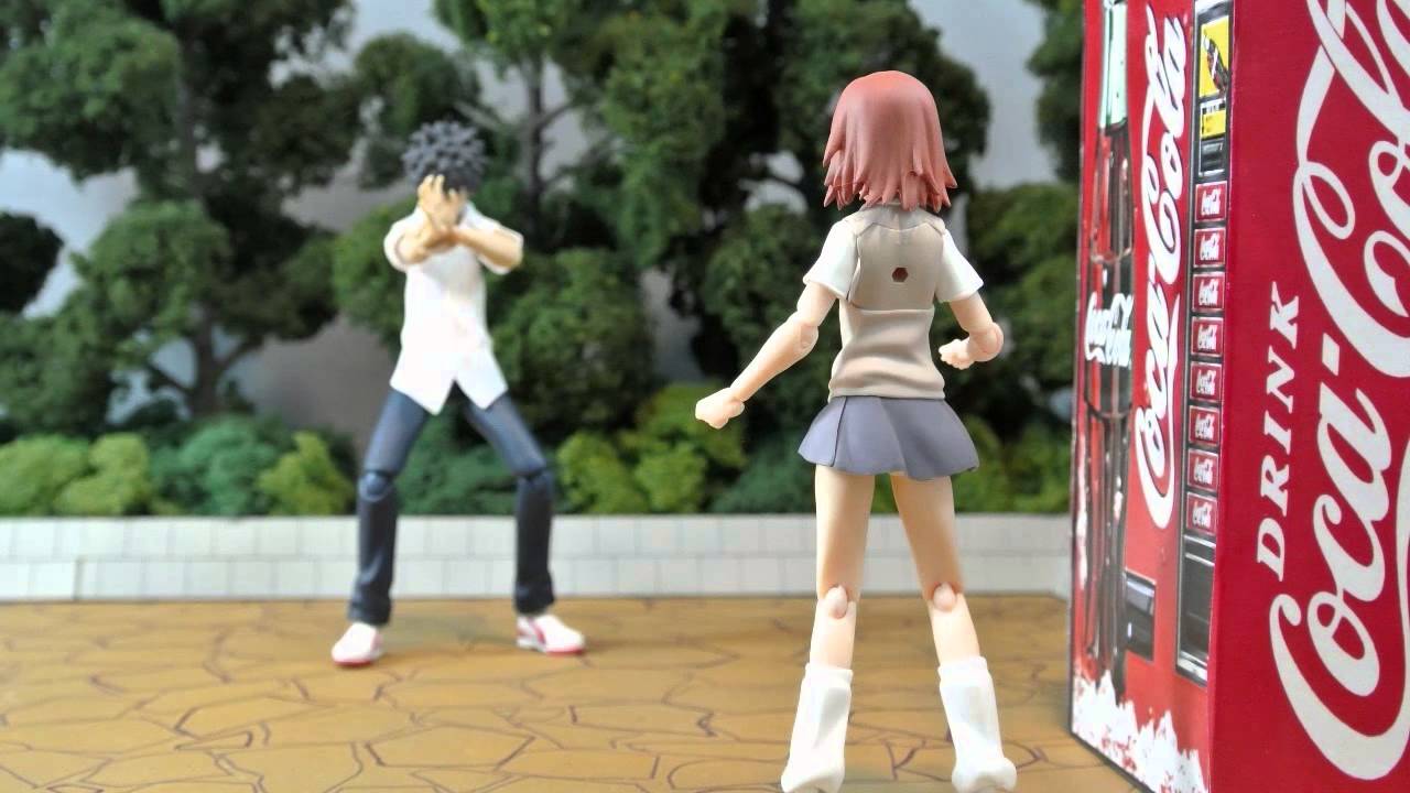 Misaka Attacks Vending Machine Stop Motion Version