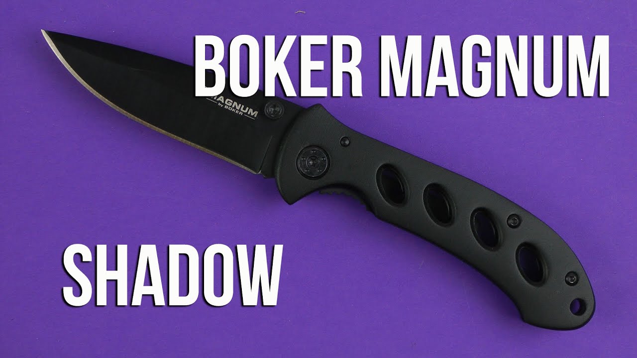 Распаковка Boker Magnum Shadow