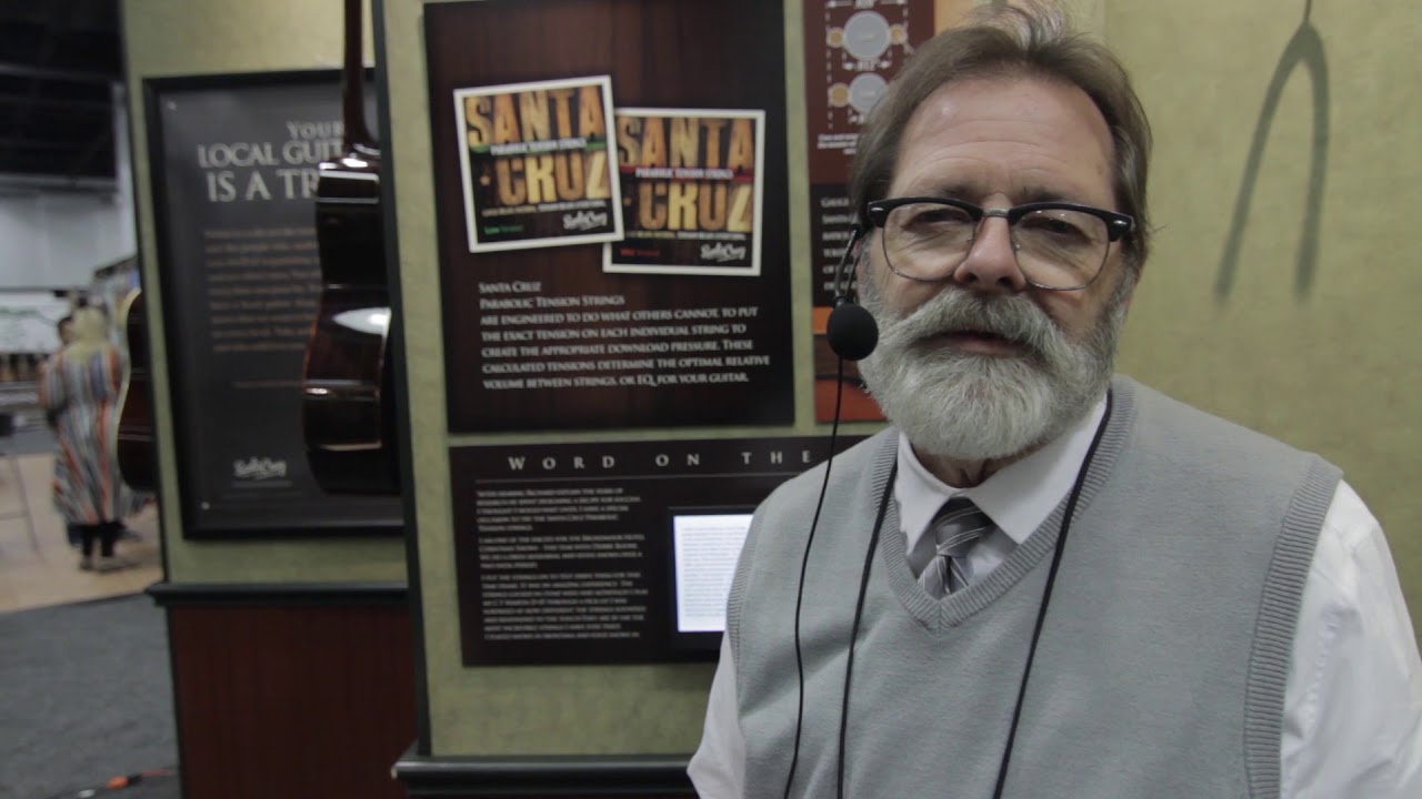 Check out Santa Cruz Guitar&rsquo;s Innovative Parabolic Tension Strings at Winter NAMM 2018
