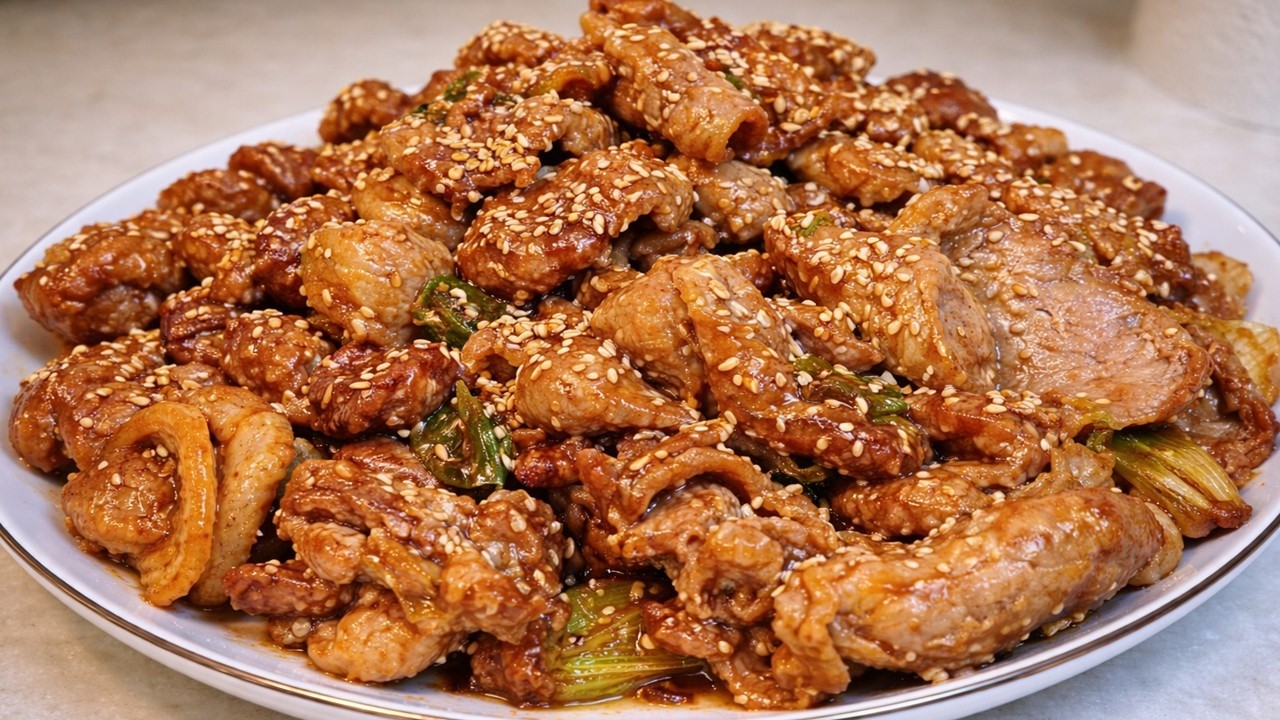 밥도둑 확정! 누구나 좋아하는 맛있는 불고기 초간단 레시피!!!