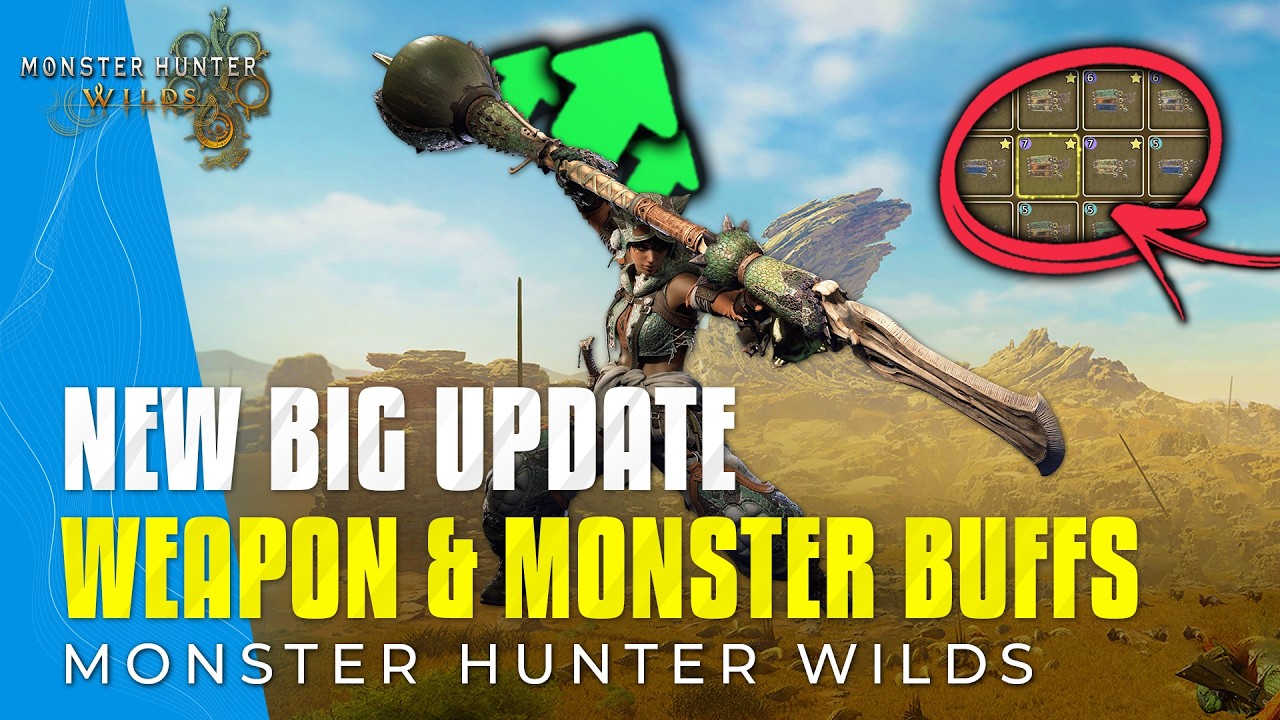 Monster Hunter Wilds - BIG Update, No Performance Changes? Weapon Buffs, Secret Talismans & Monsters