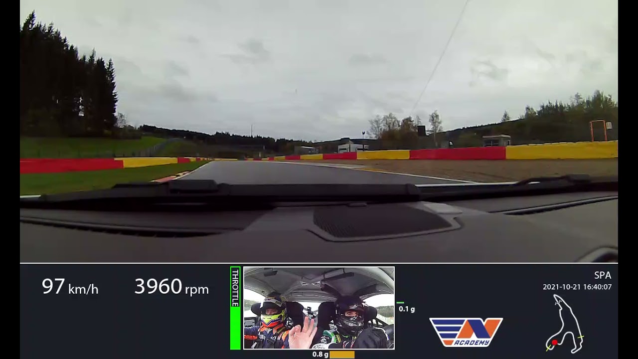 RN #1 Onboard video SPA, PORSCHE CAYMAN, 03:21.988