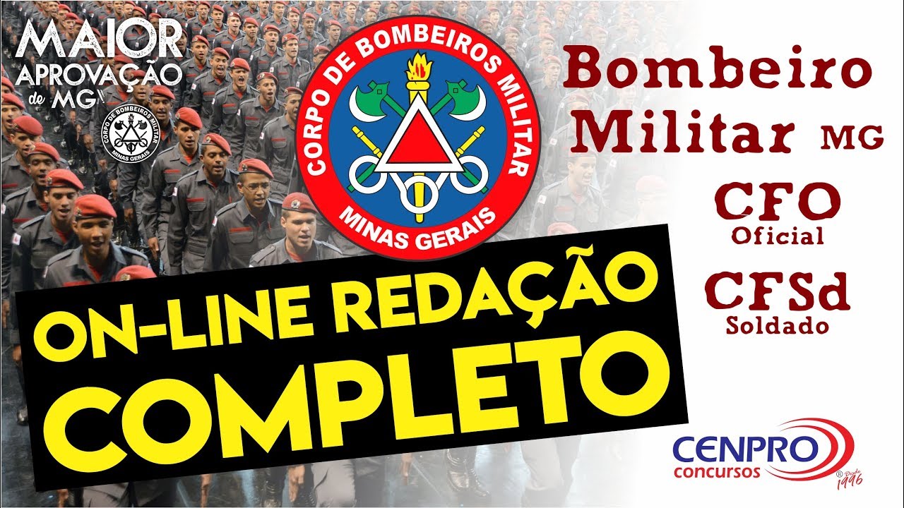 Como fechar REDAÇÃO no BOMBEIRO MILITAR MG