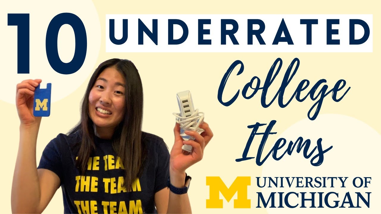 10 UNDERRATED College Items