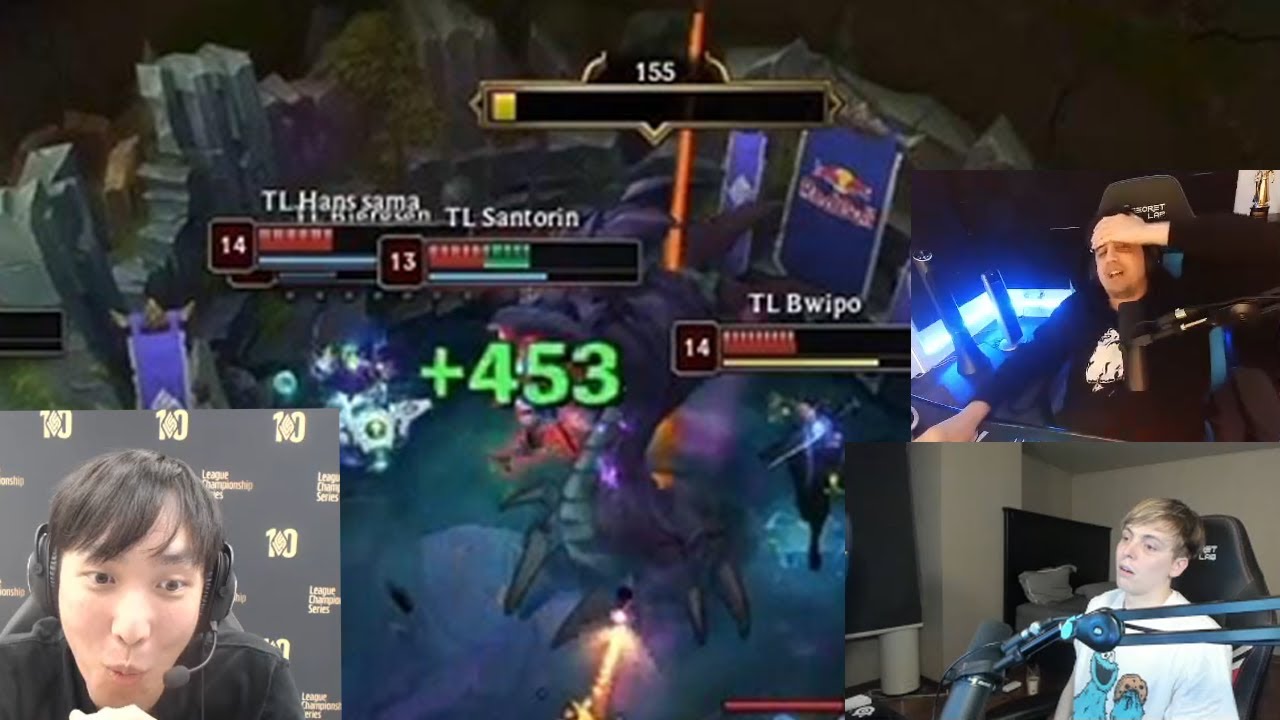 Co-streamers React to Danny Pentakill LCS (TL vs EG Houston)