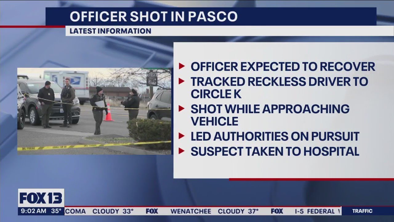 Officer shot in Pasco, Washington | FOX 13 Seattle