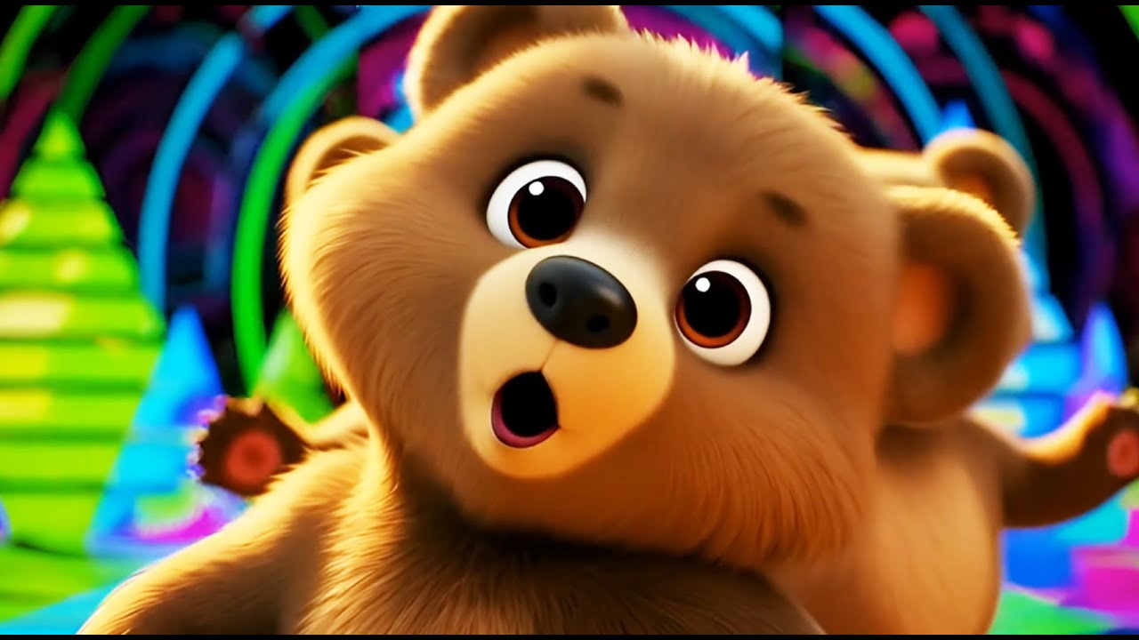 🐻🐻🐻 **Trois oursons jouant sur le chemin | Chanson amusante pour enfants**