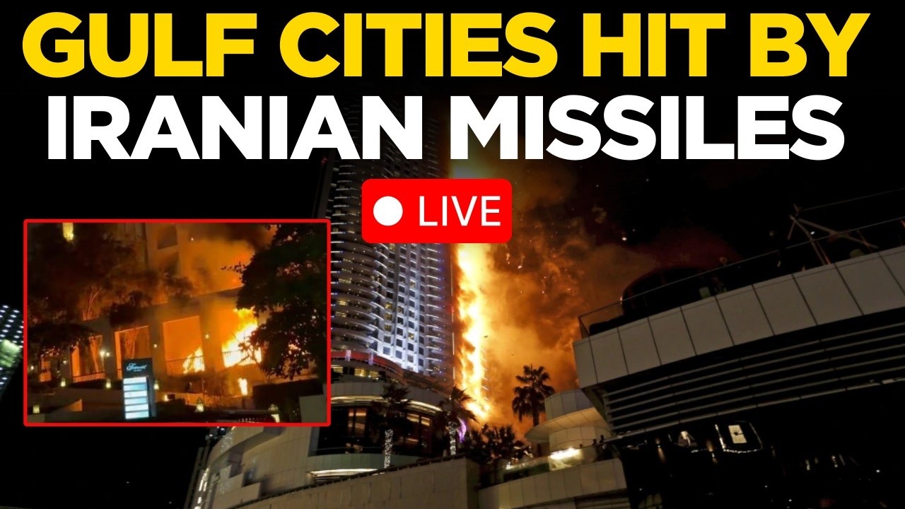 IRAN ATTACKS DUBAI LIVE | Multiple Missile & Drone Strikes Target UAE's Largest City | World News
