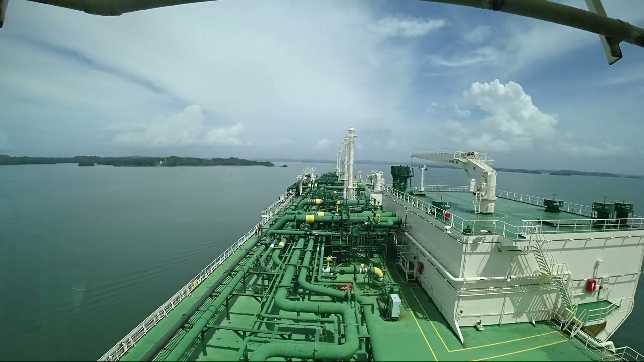 LNG panama canal passage !!