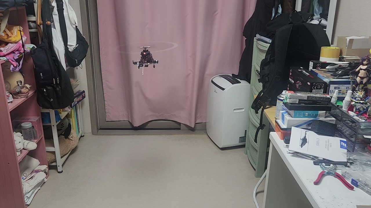 Eachine E188S Airwolf 室内ホバリングテスト